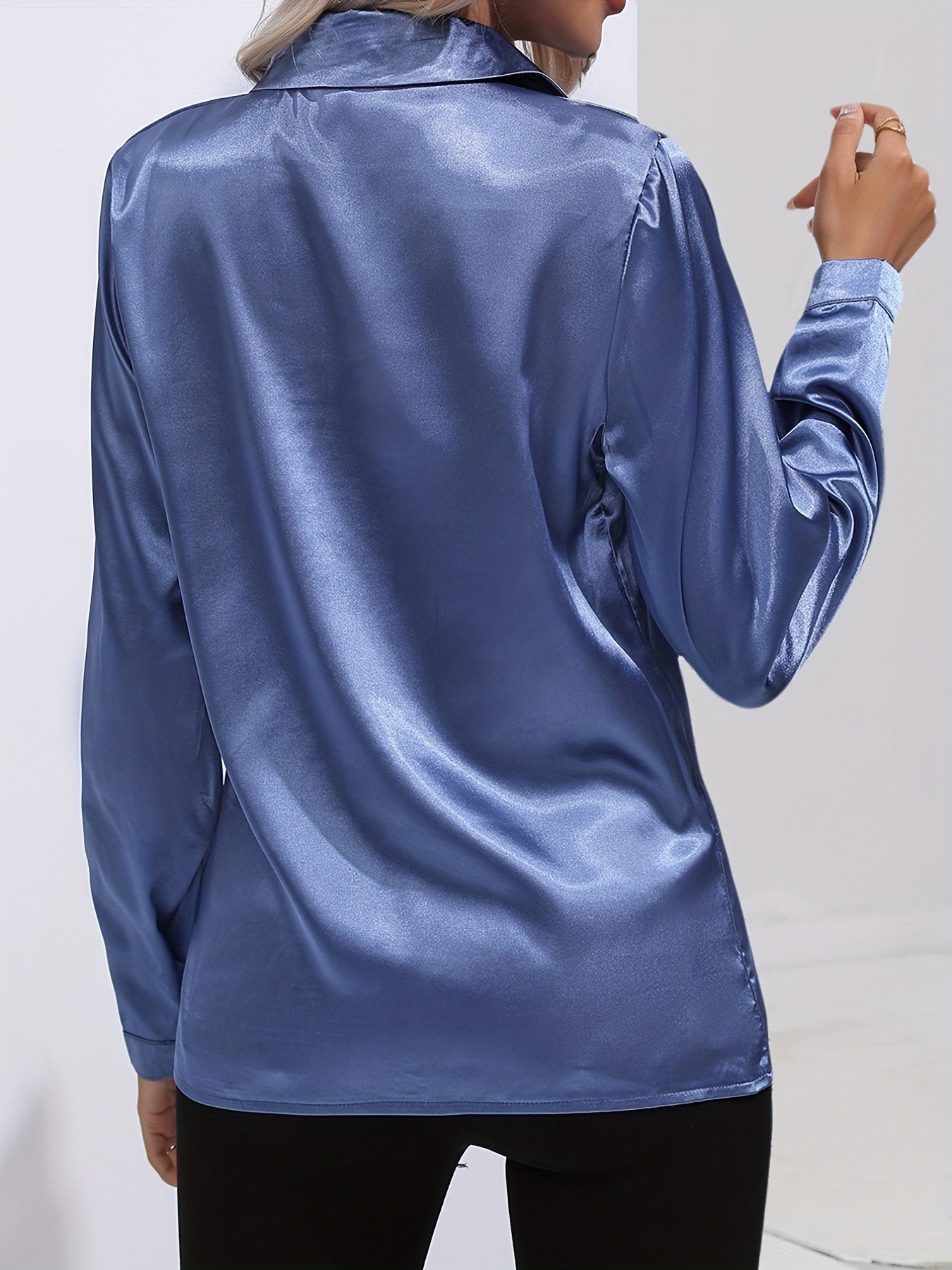 Elegant satin blouse