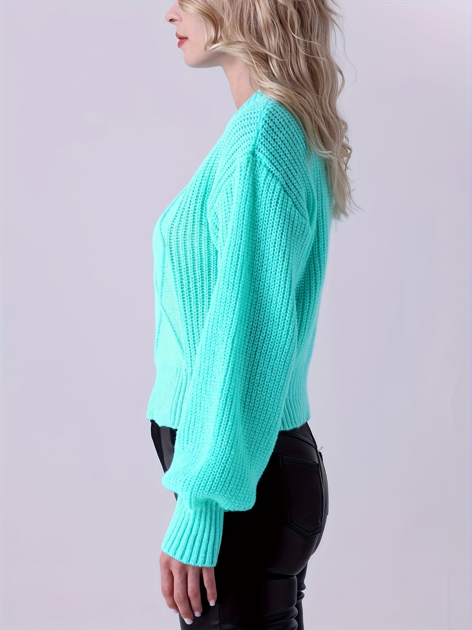 Knitted sweater for women