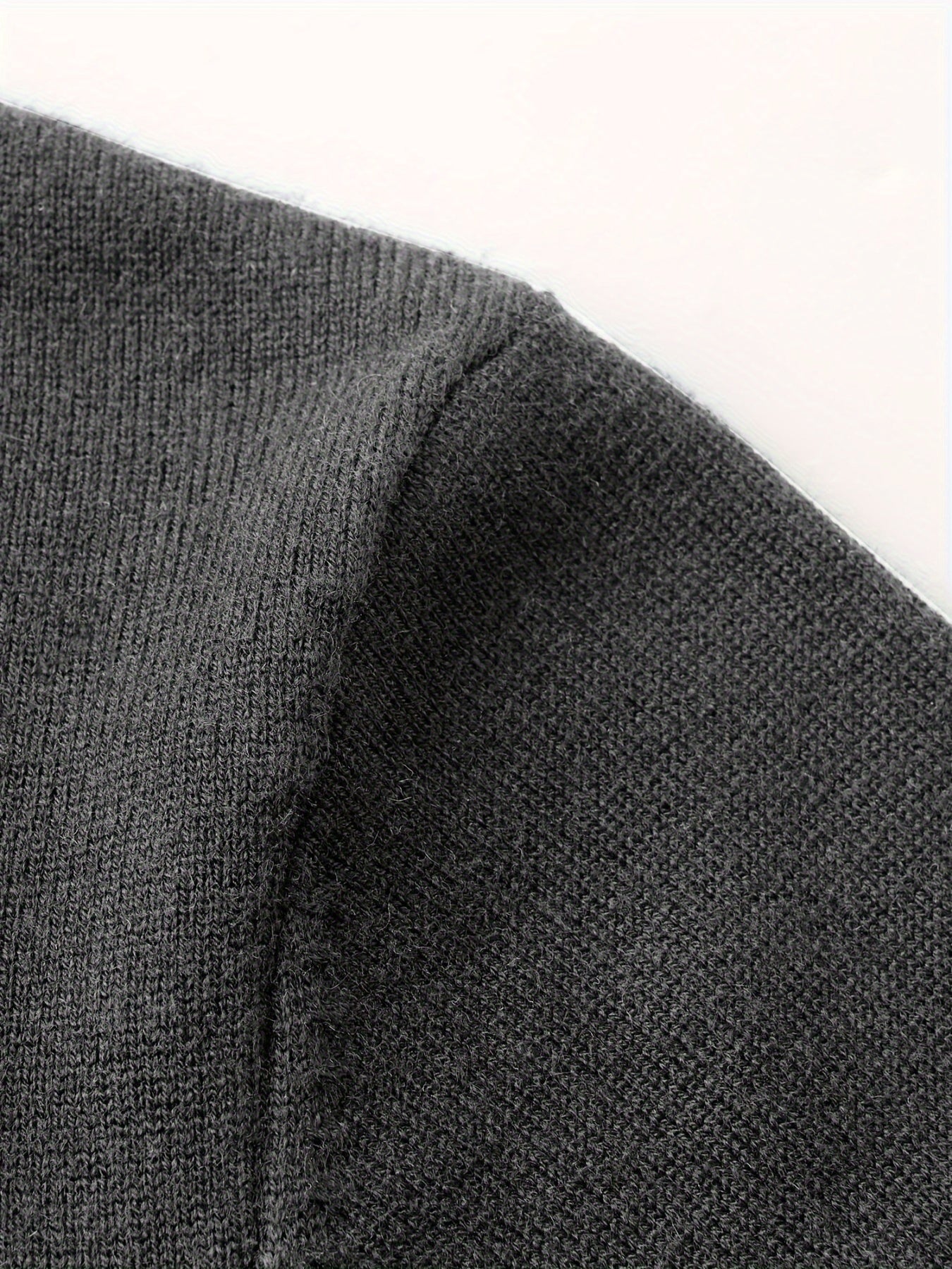 Lapel sweater with high stretch for men