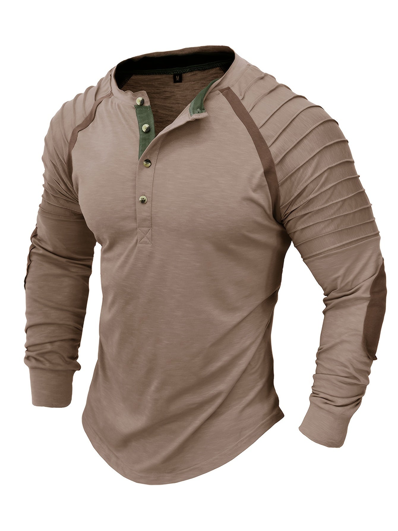 Vintage long sleeve henley shirt