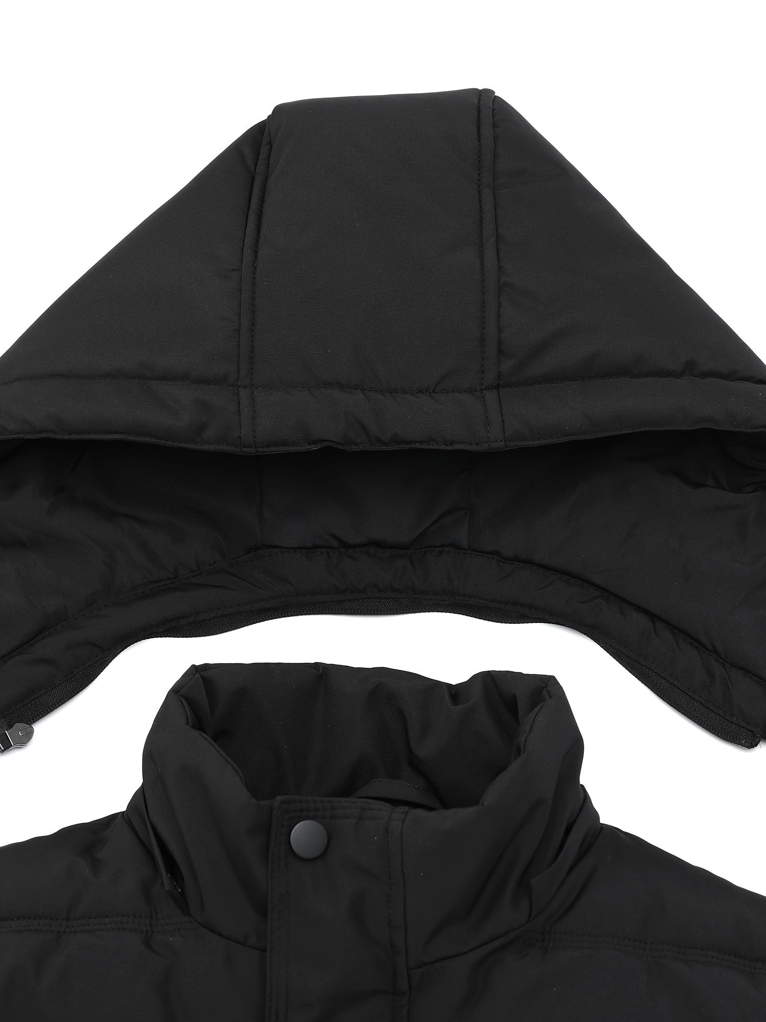 Men's padded hooded jacket