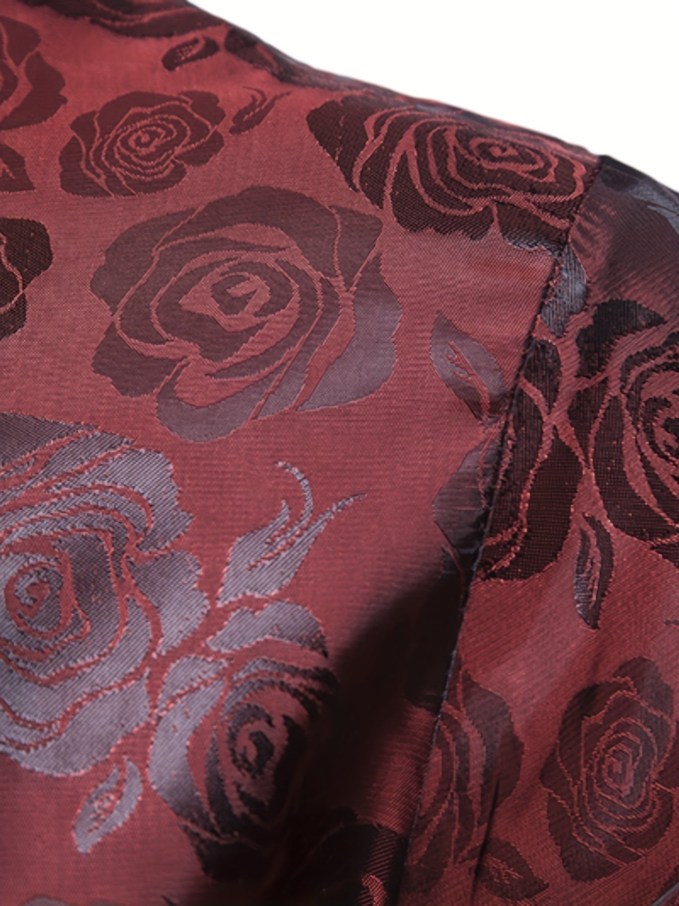 Elegant shirt with rose motif