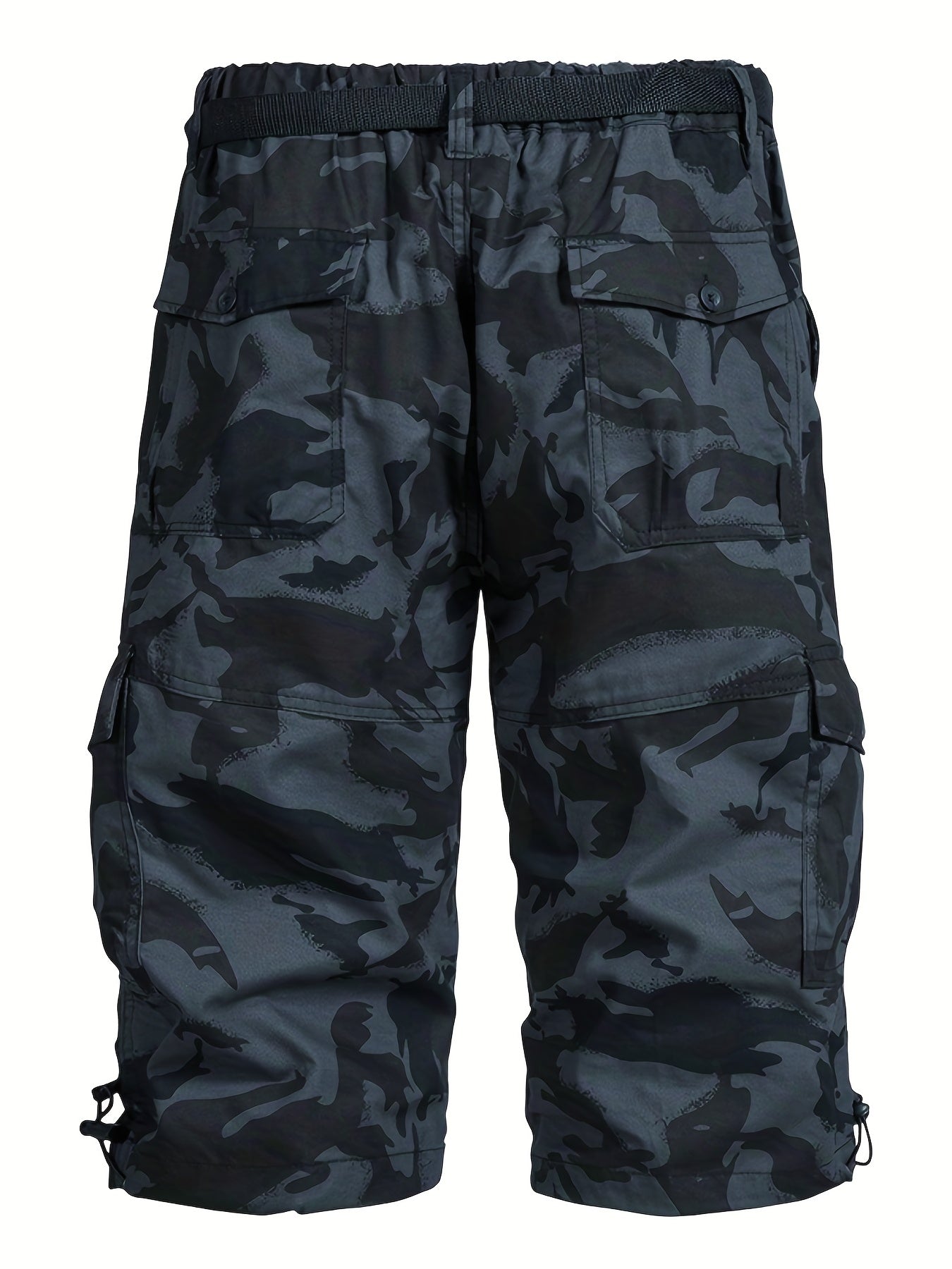 Casual cargo capri shorts for men in street style