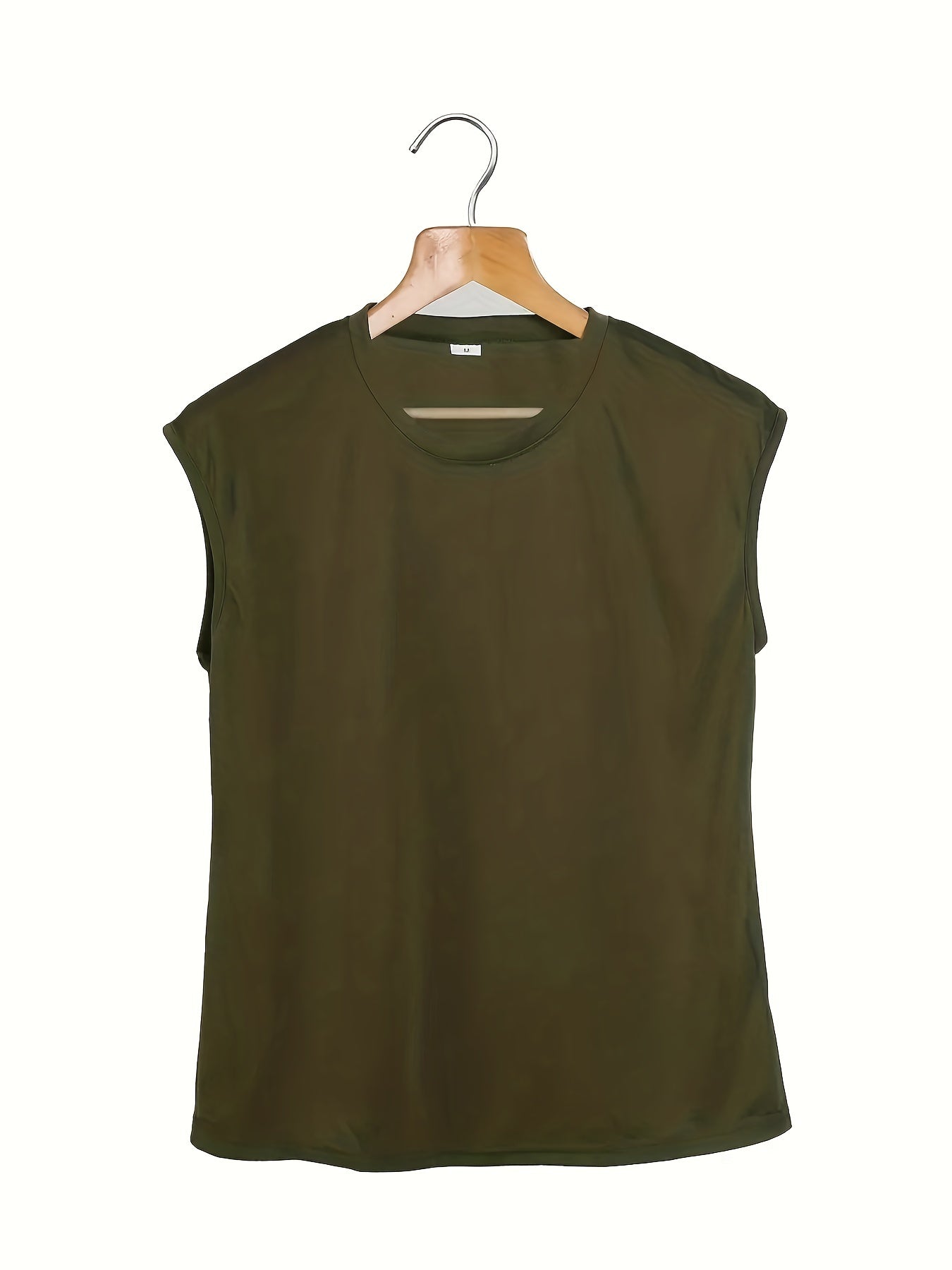 Sleeveless tank top for men's undershirt