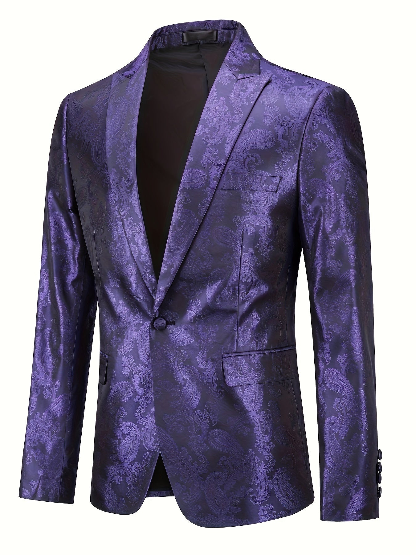 Suit set consisting of a blazer jacket and paisley trousers