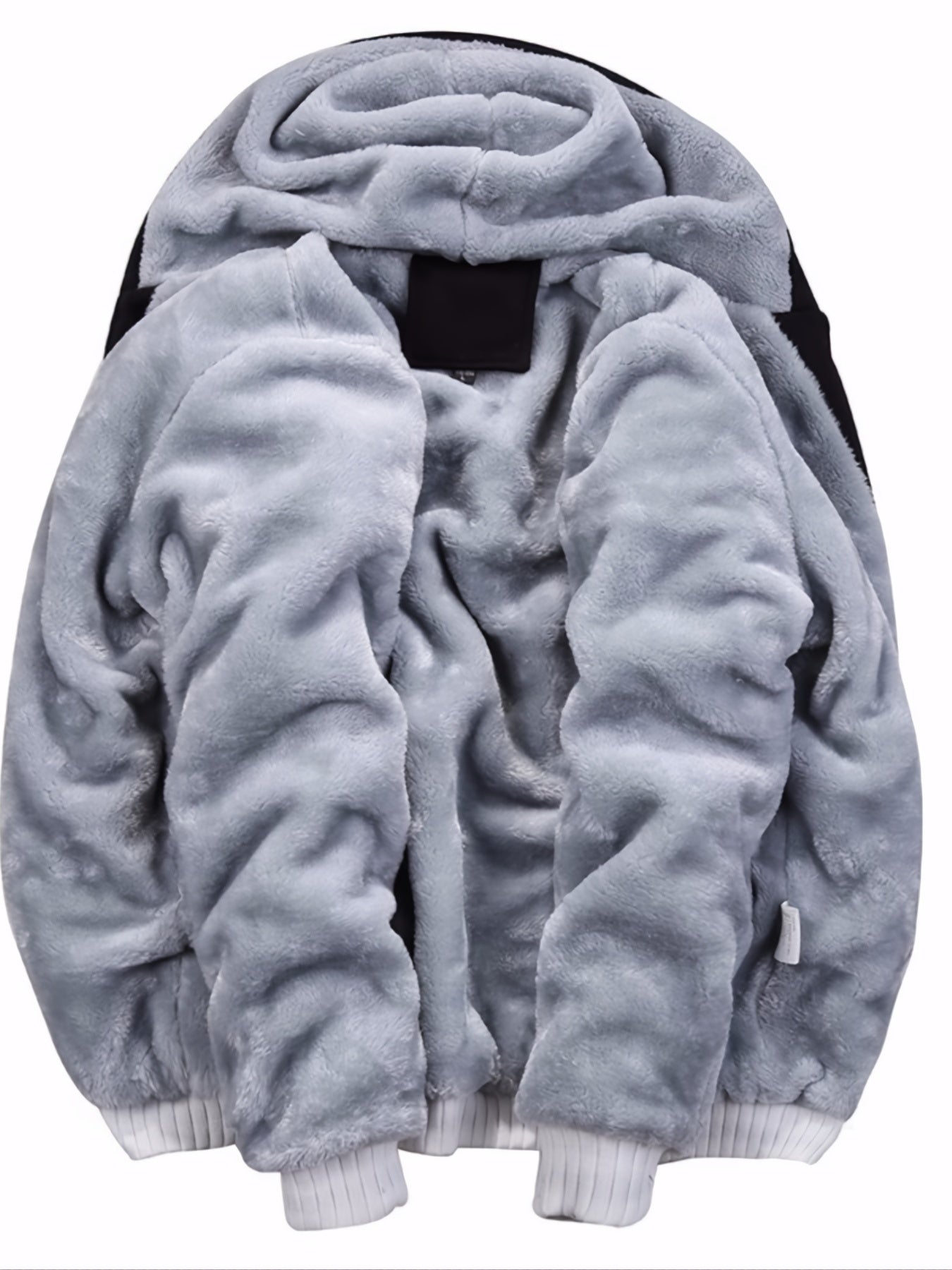 Faux fur hoodie