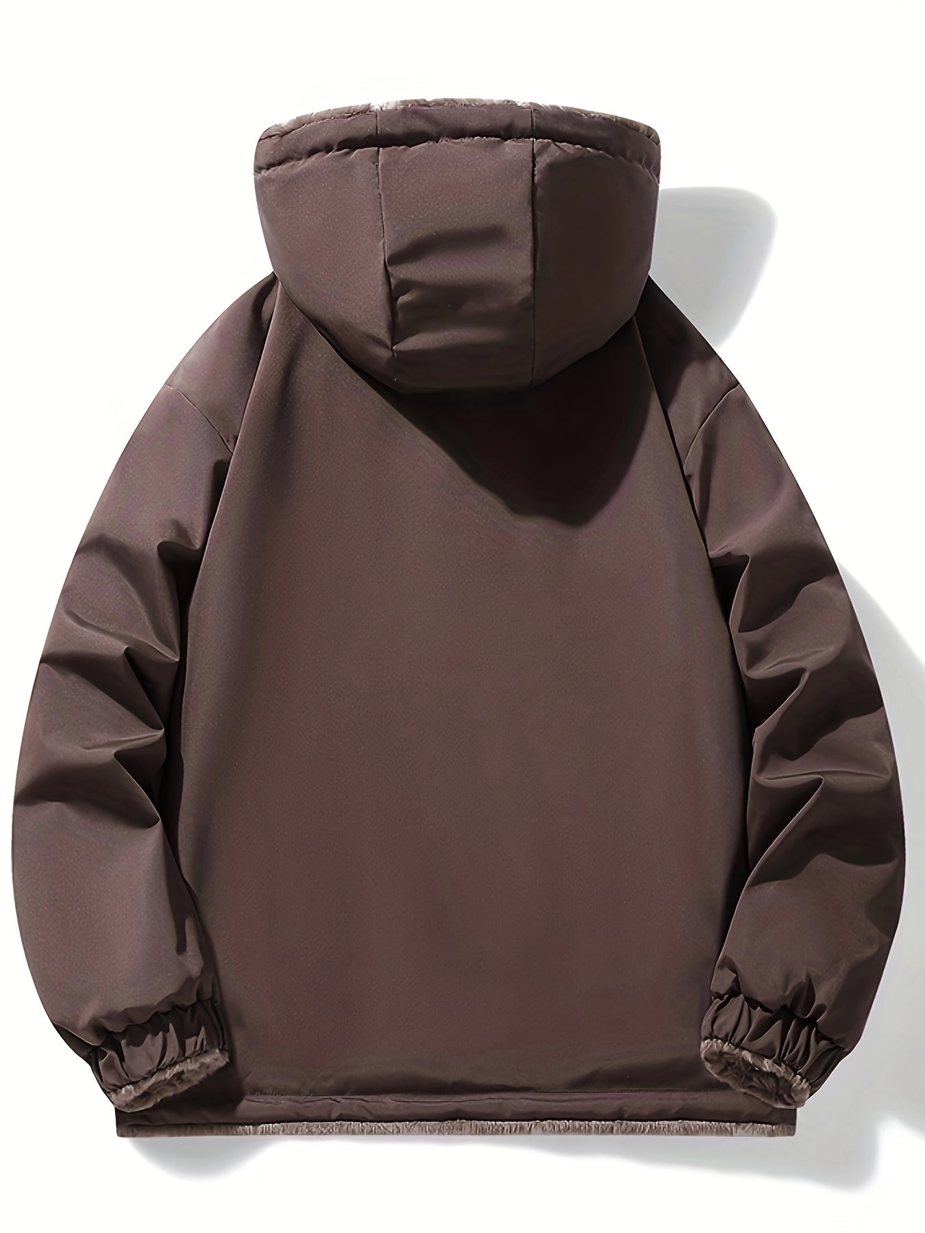 Double-sided fleece hoodie