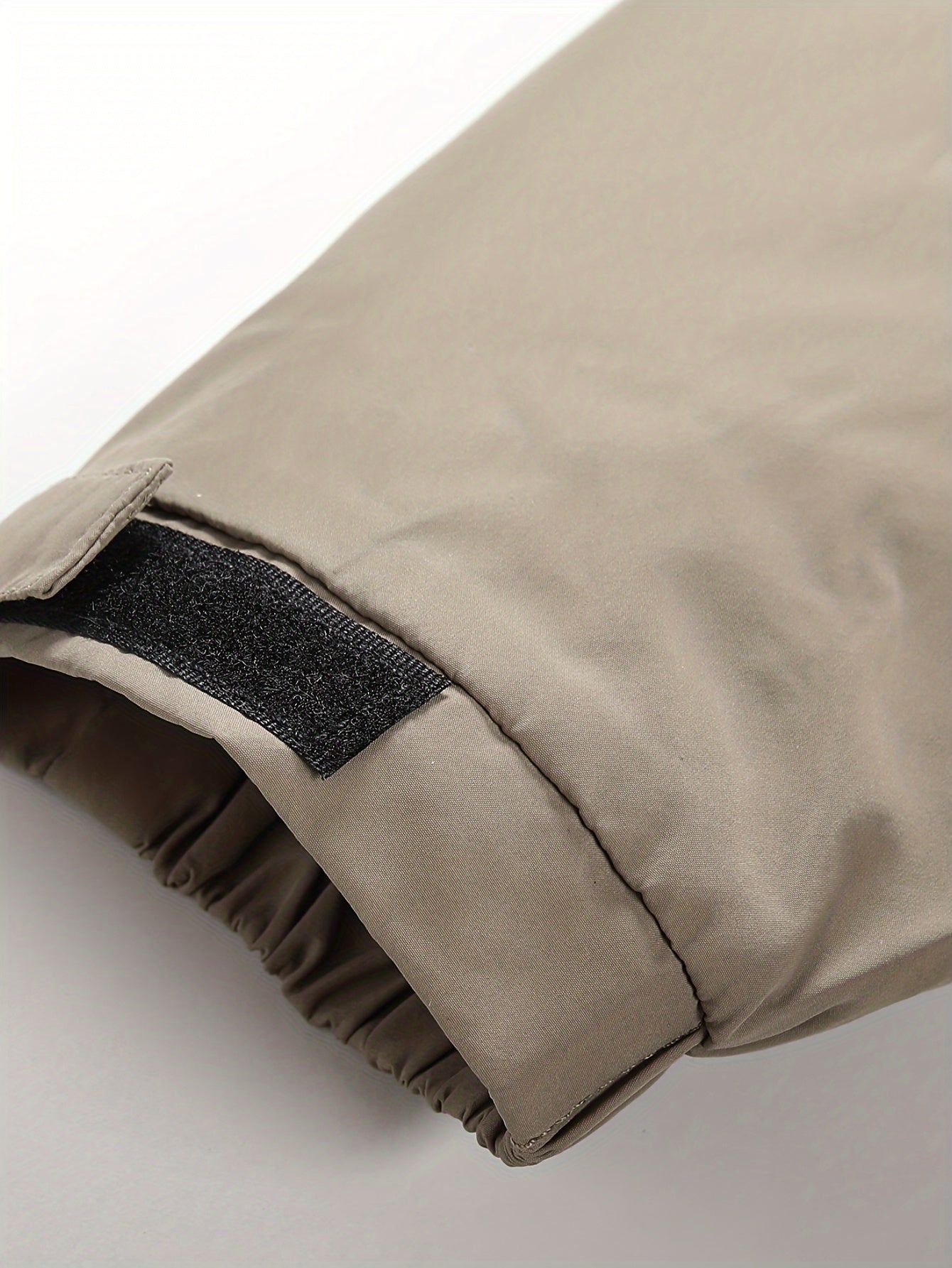 Warm fleece jacket with flap pockets