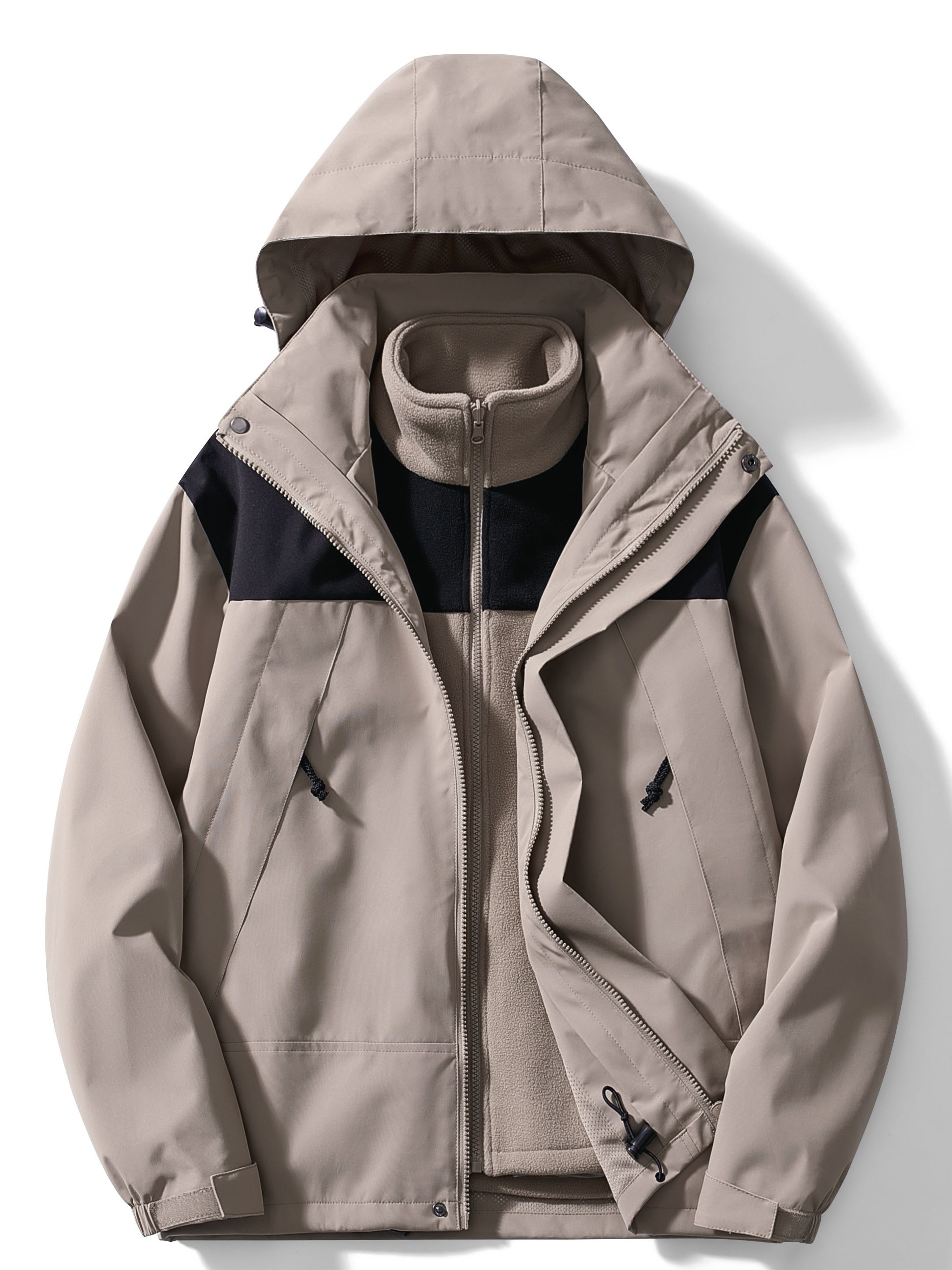 Windbreaker with removable lining