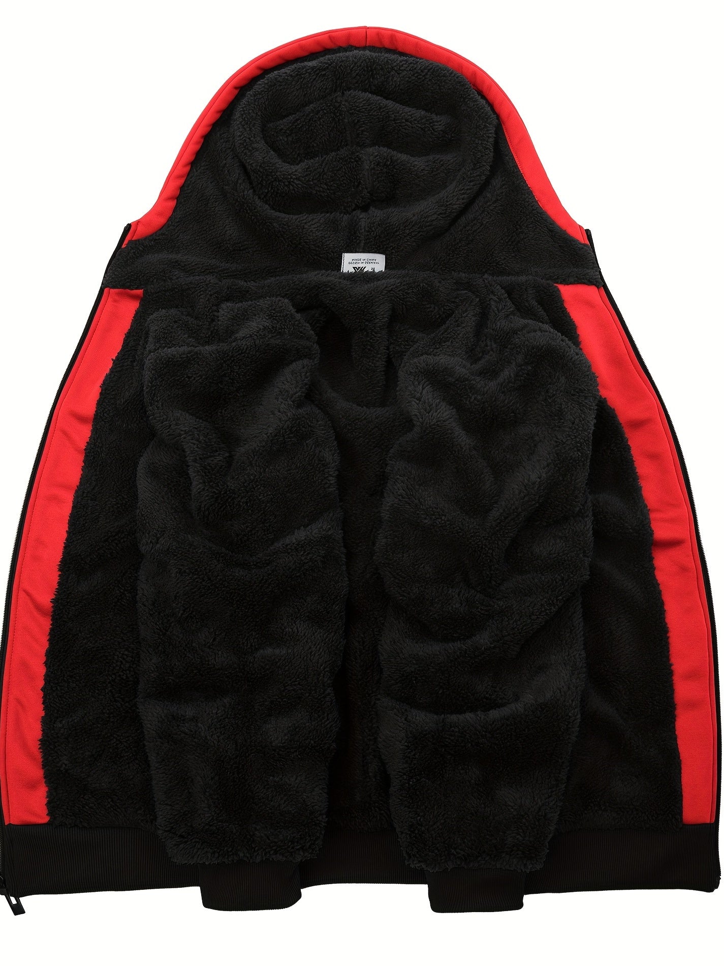 Men's fur hoodie