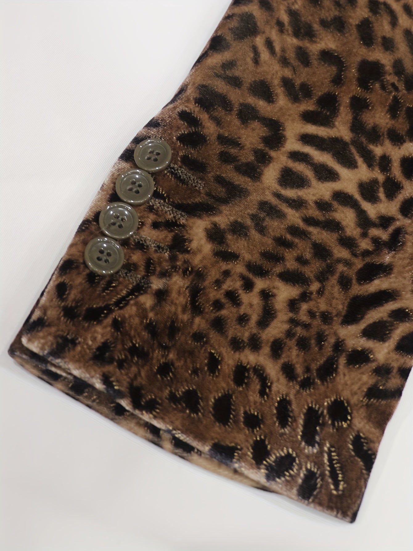 Leopard print blazer