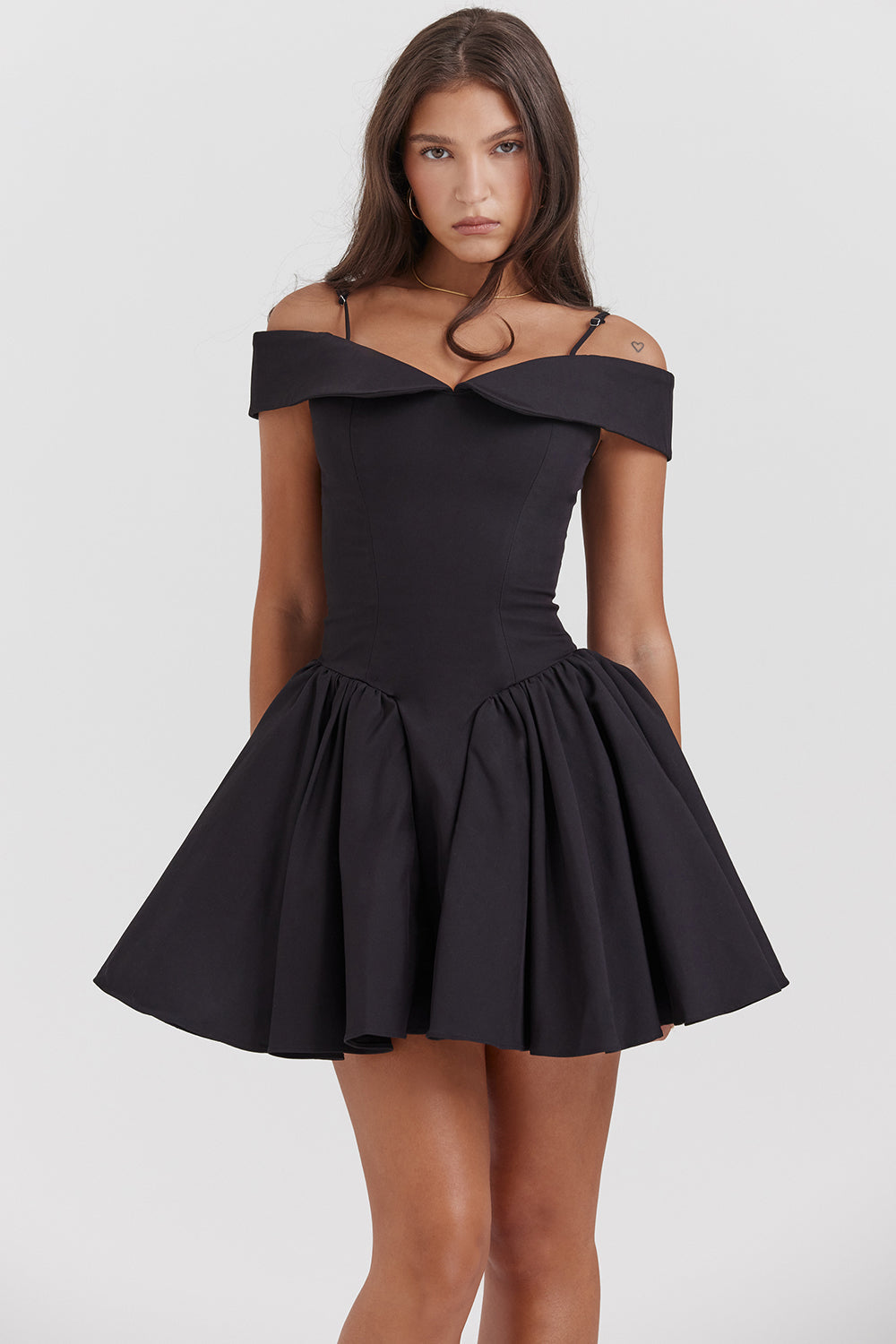 Off shoulder mini dress