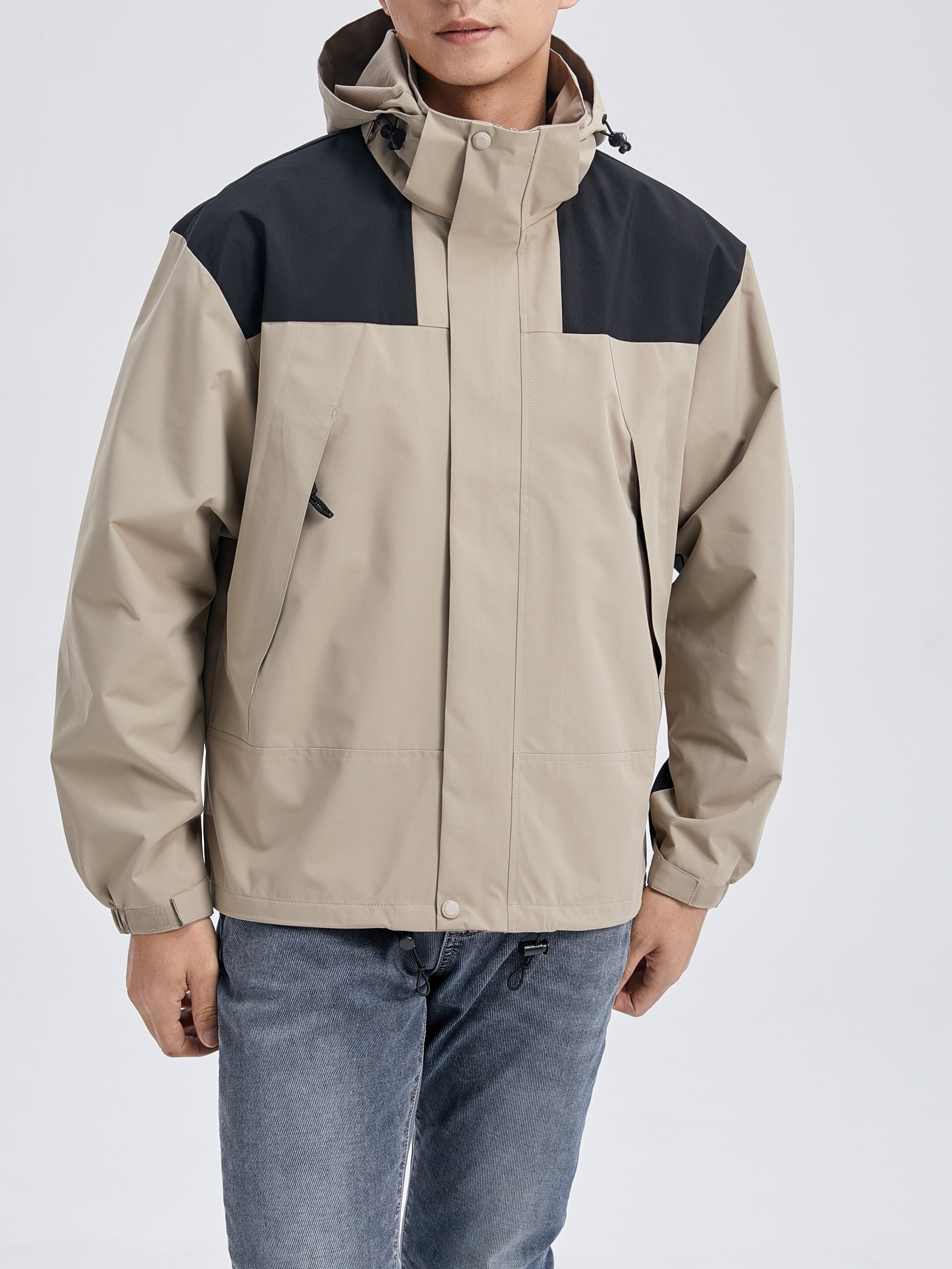 Windbreaker with removable lining