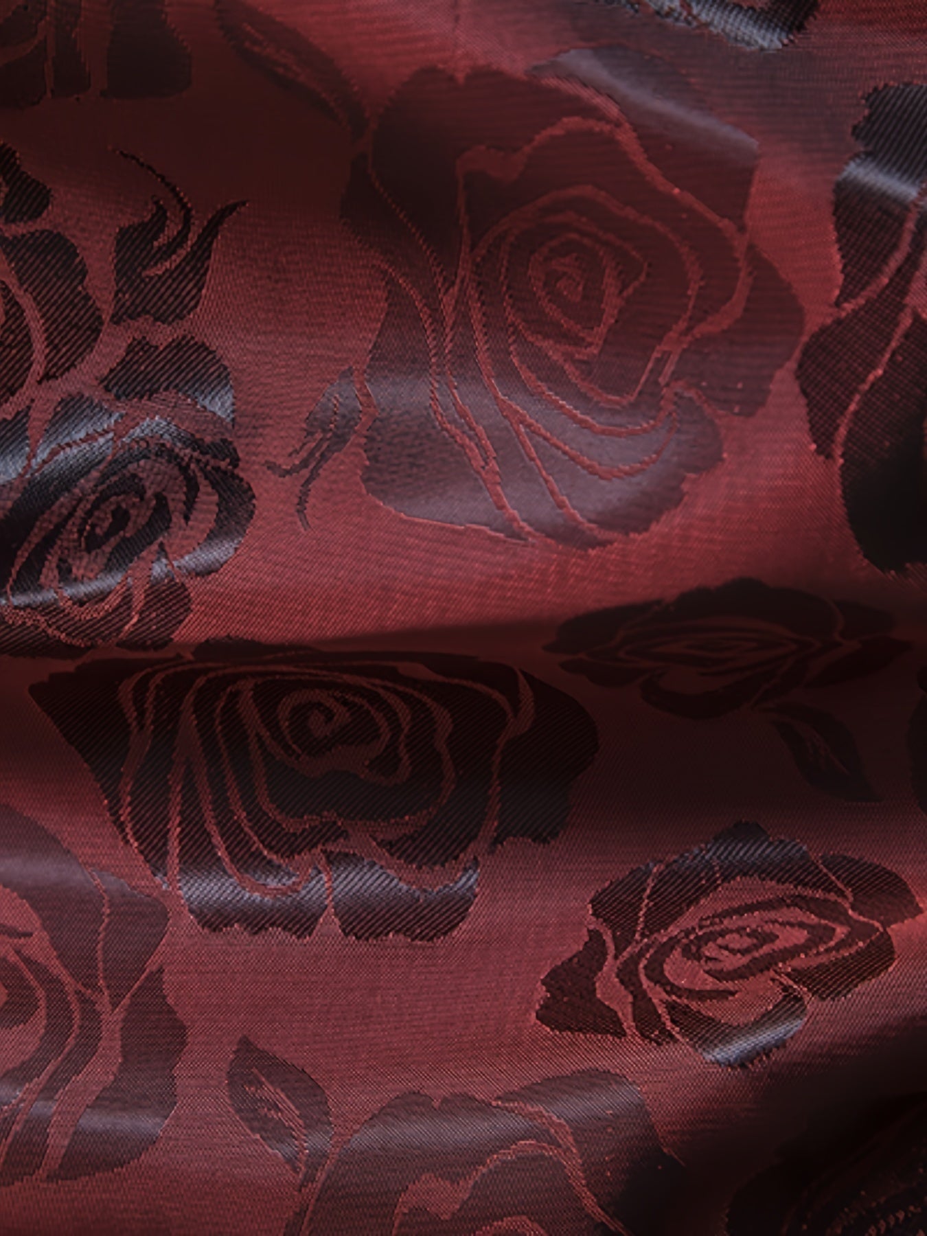 Elegant shirt with rose motif