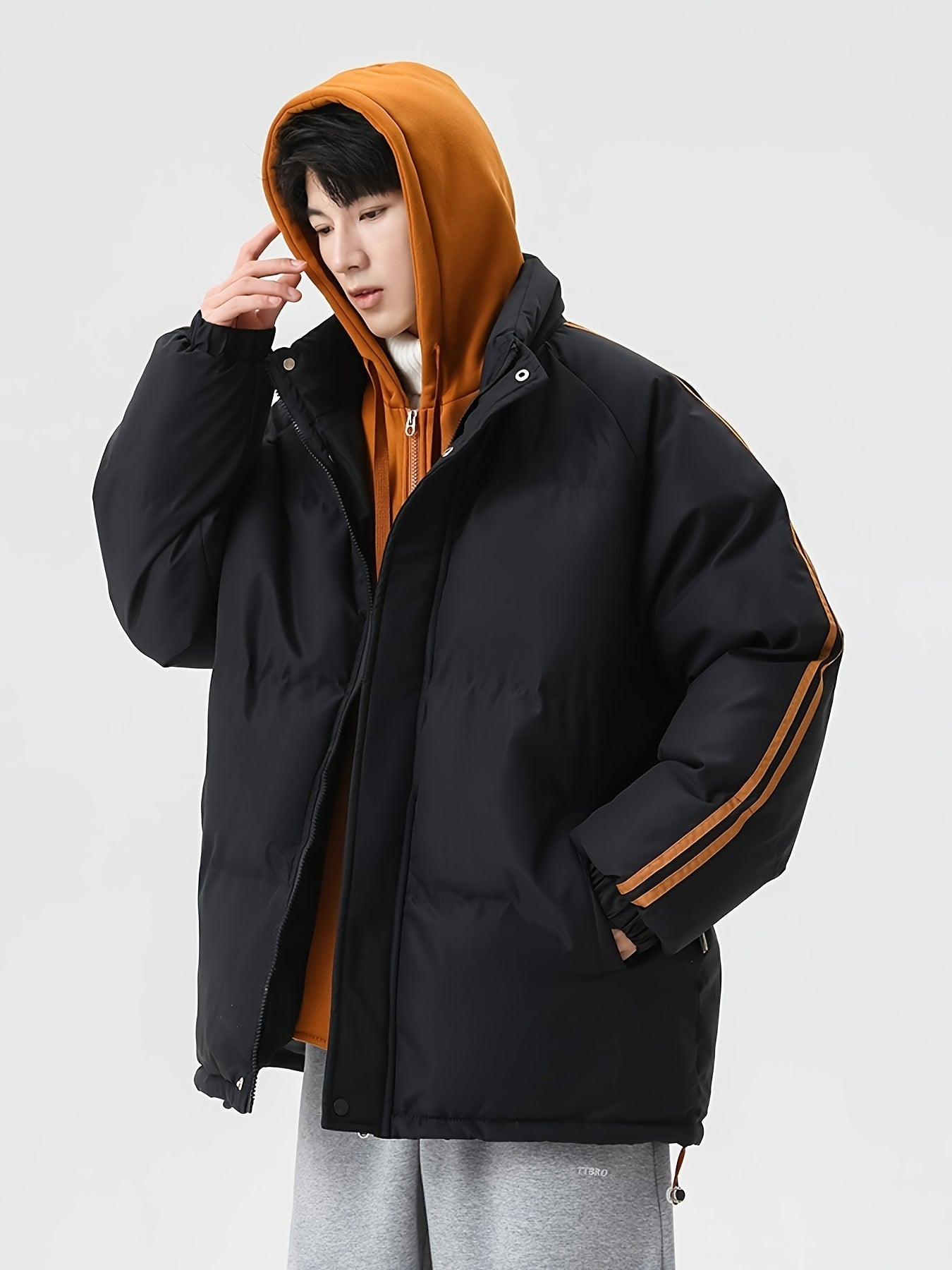 Padded jacket with hood