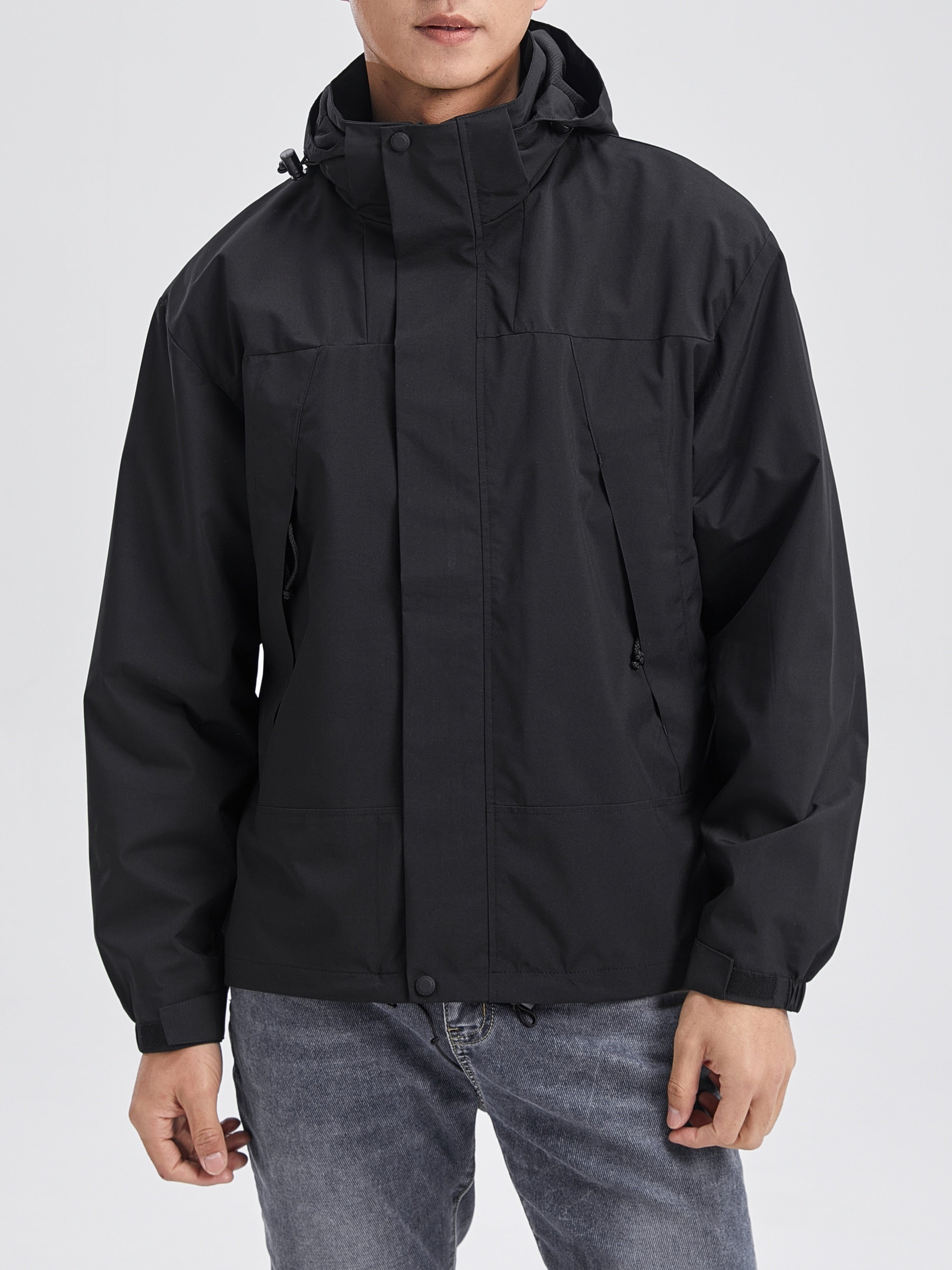 Windbreaker with removable lining