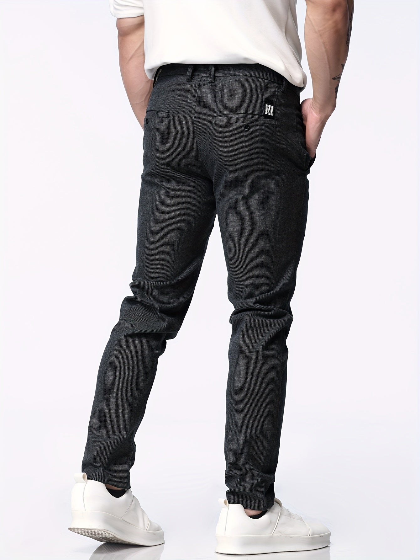 Casual straight trousers for men