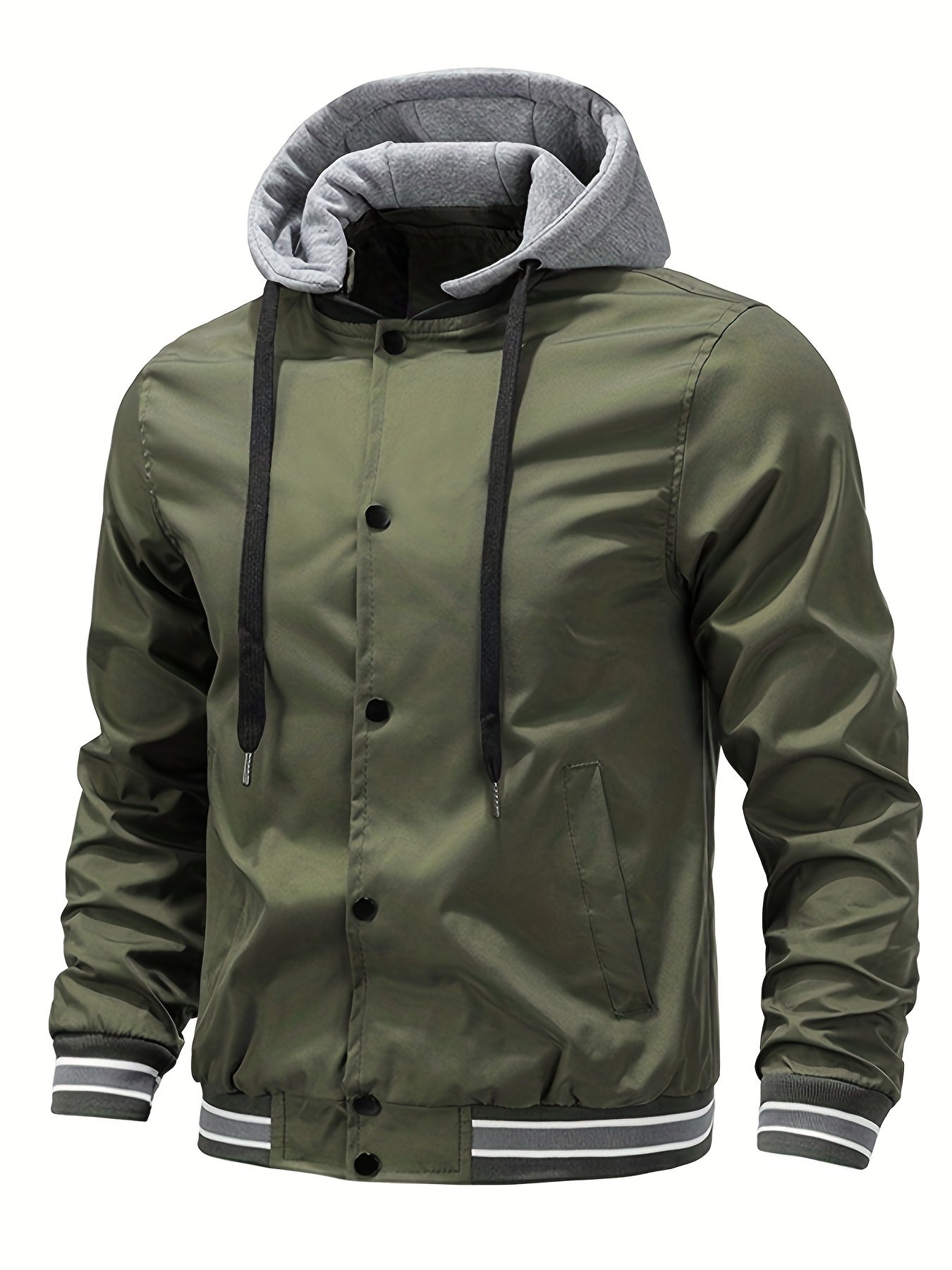 Casual hooded jacket for men