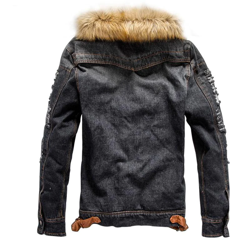 Rockfella Sherpa Edge Denim Jacket