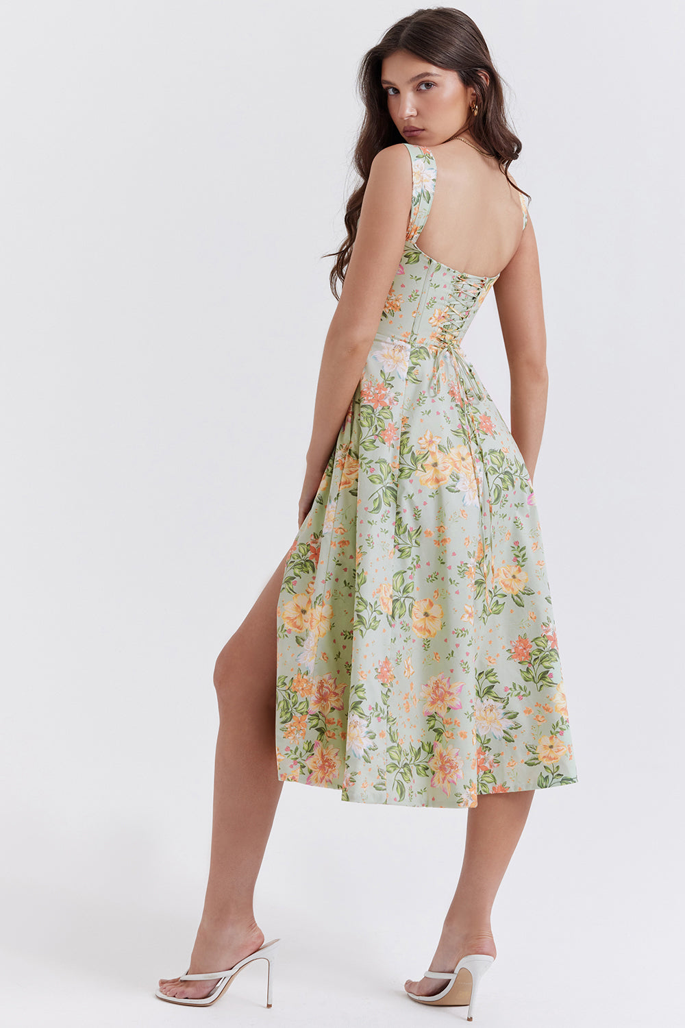 Floral midi sundress