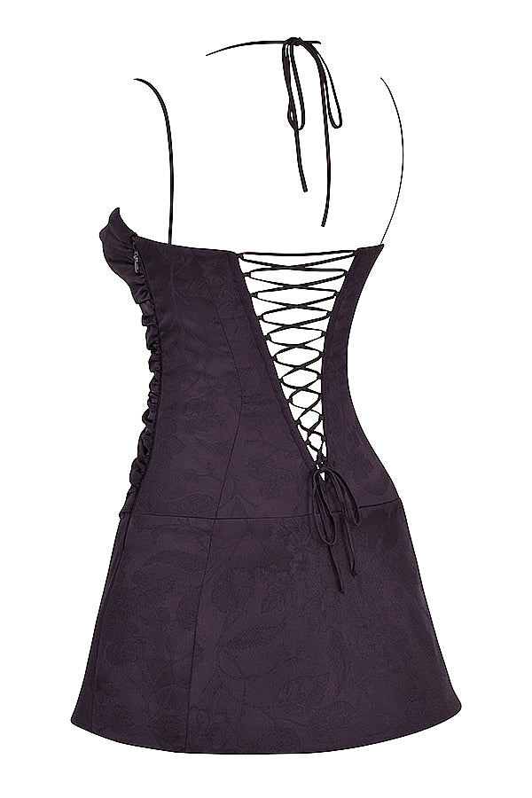 Nightshade corset mini dress