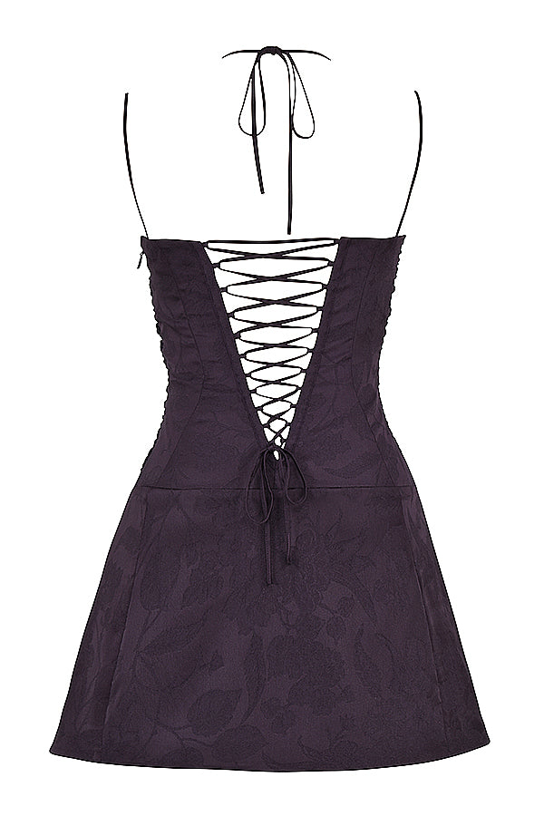 Nightshade corset mini dress