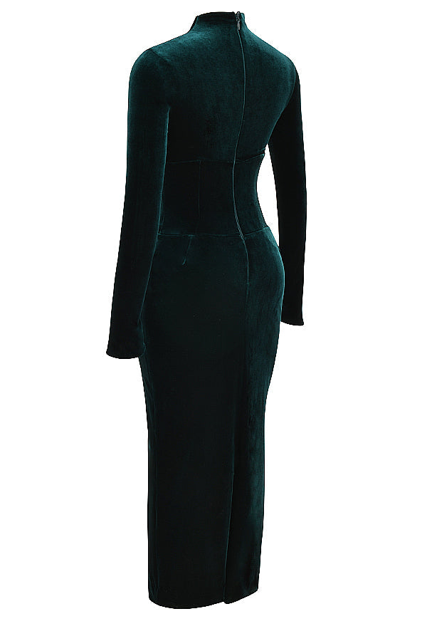 Velvet corset dress