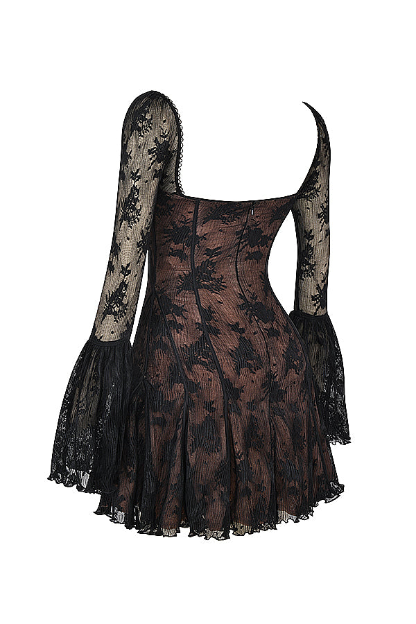 Lace corset dress