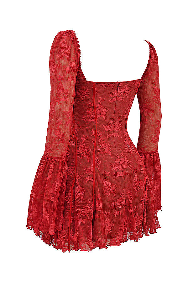 Lace corset dress