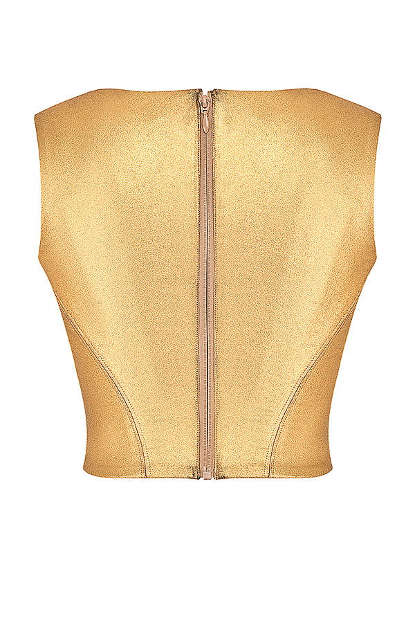 Gold corset