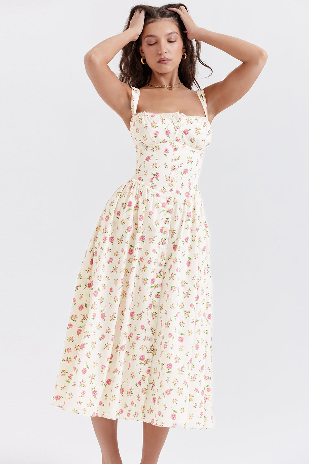 Floral midi sundress